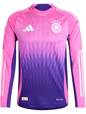 Germany away long sleeve jersey soccer uniform men's second football kit tops sport shirt 2024 Euro cup